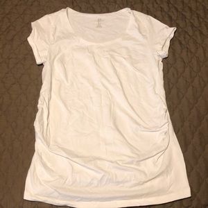 H&M White Maternity Tee